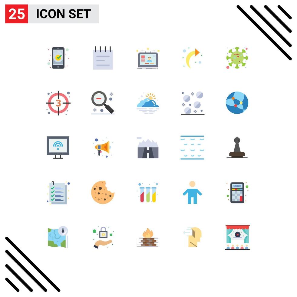Stock vecteur icône pack de 25 ligne panneaux et symboles pour propager rafraîchir interface retour conception modifiable vecteur conception éléments
