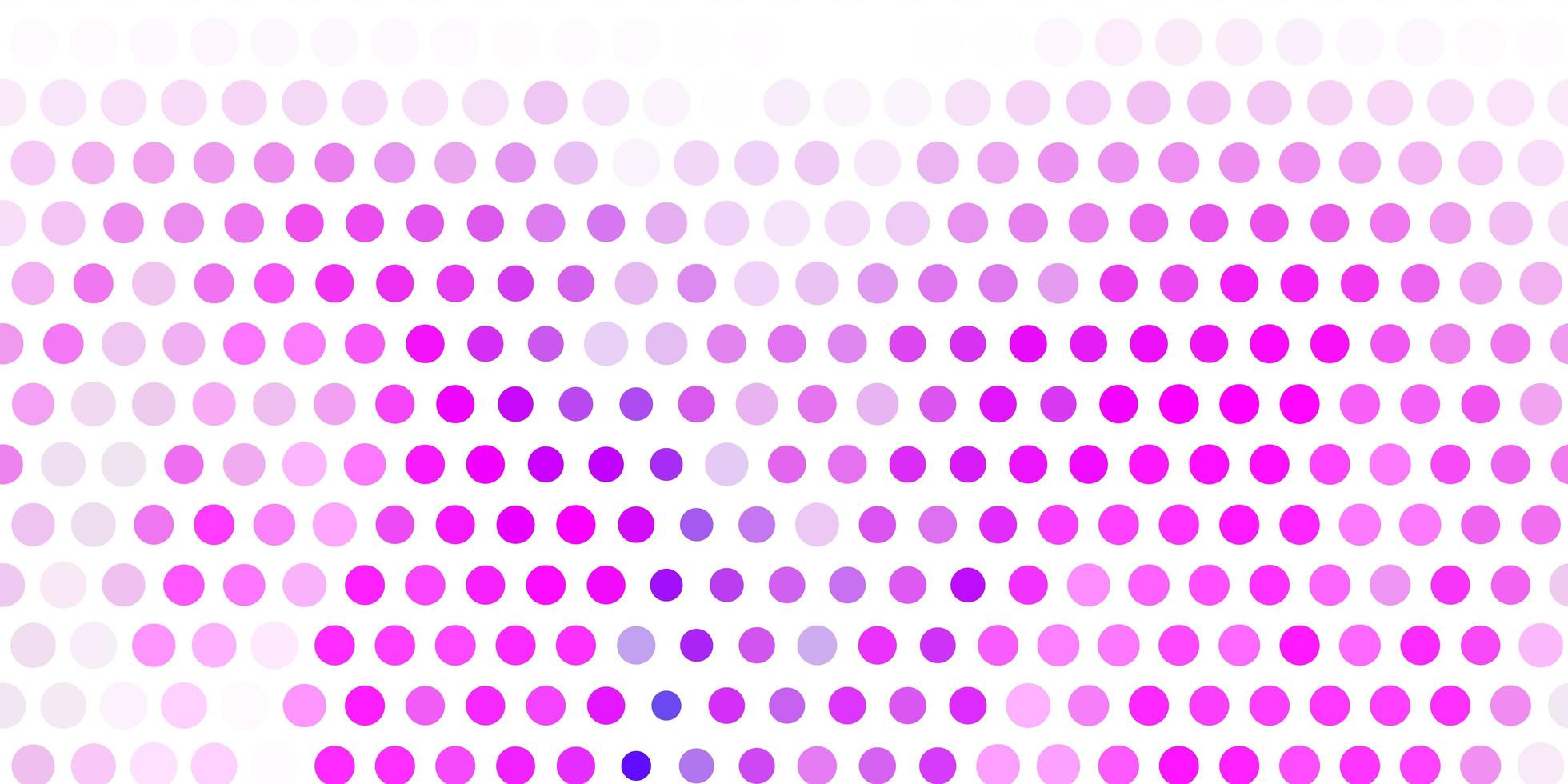 toile de fond de vecteur violet clair avec des points.