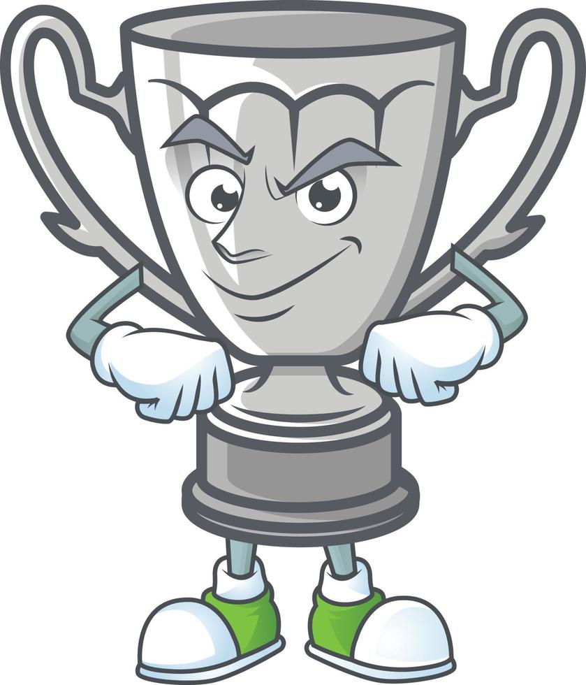 vecteur de trophée d'argent