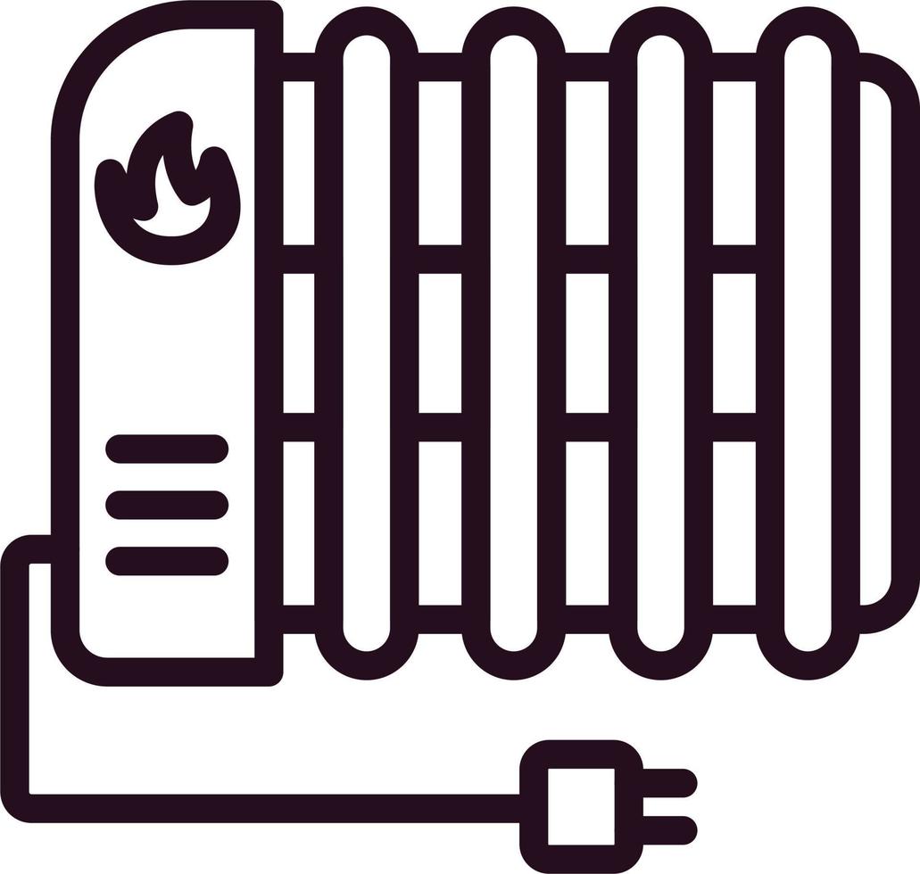 icône de vecteur de radiateur