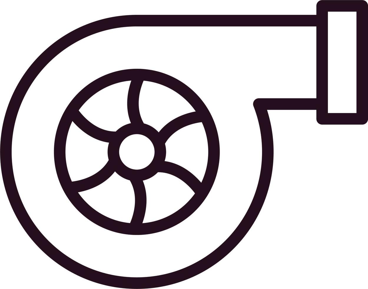 icône de vecteur de turbine