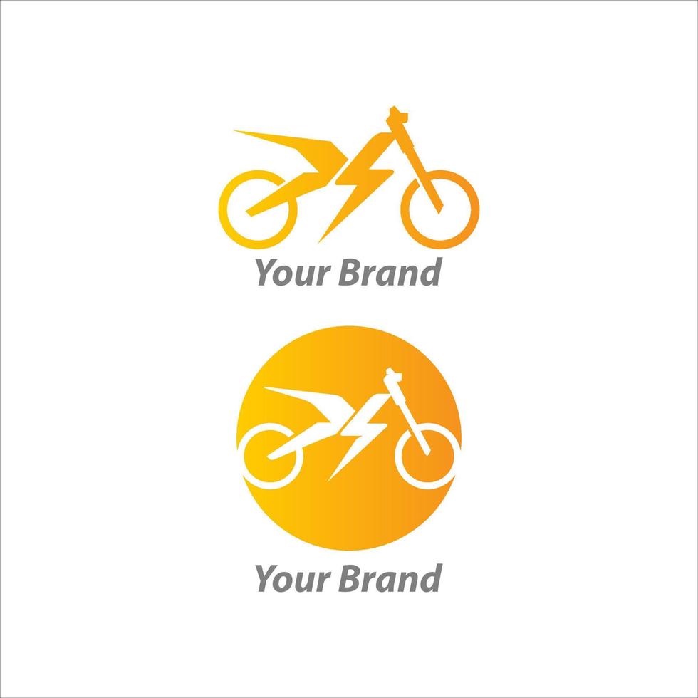 électrique bicyclette icône logo conception élément,e bicyclette logo et icône conception. vecteur
