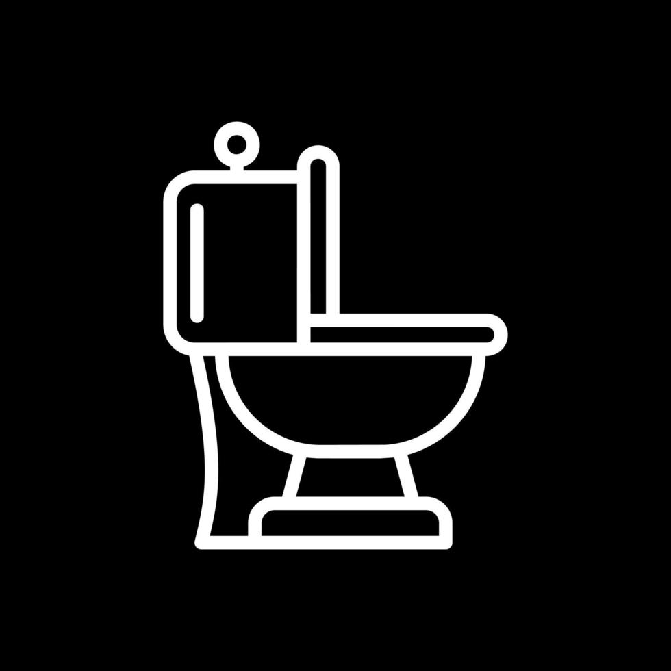 conception d'icône de vecteur de toilette