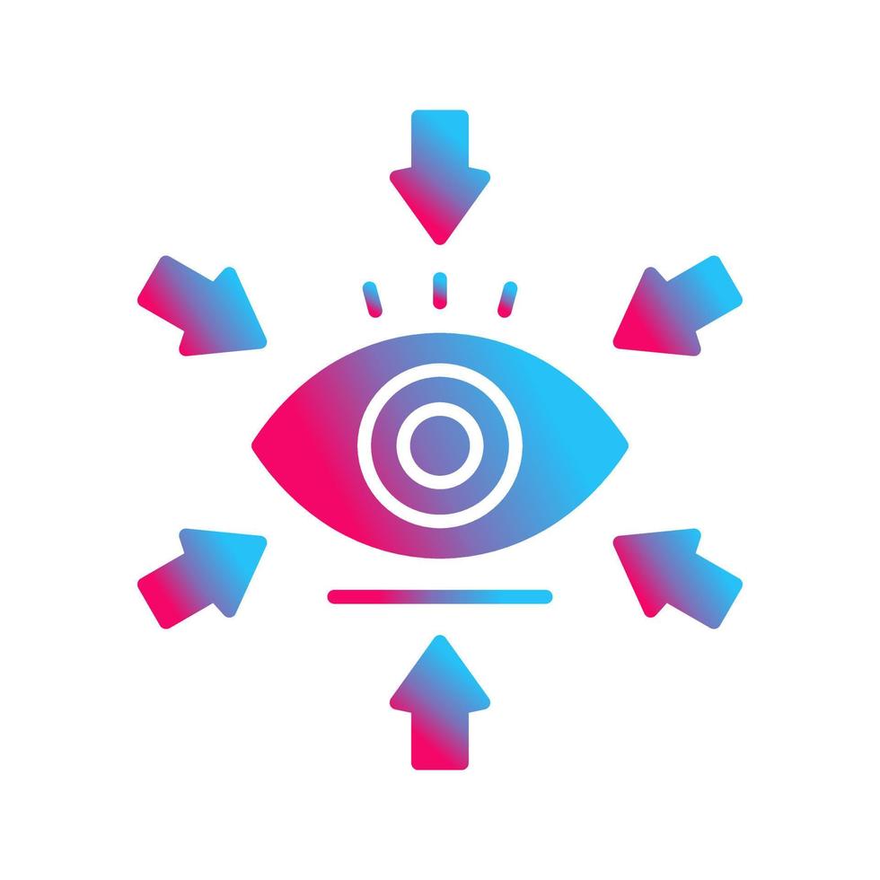 icône de vecteur de visualisation