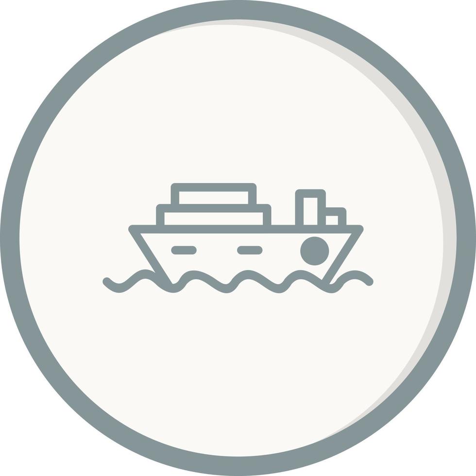 icône de vecteur de bateau de croisière