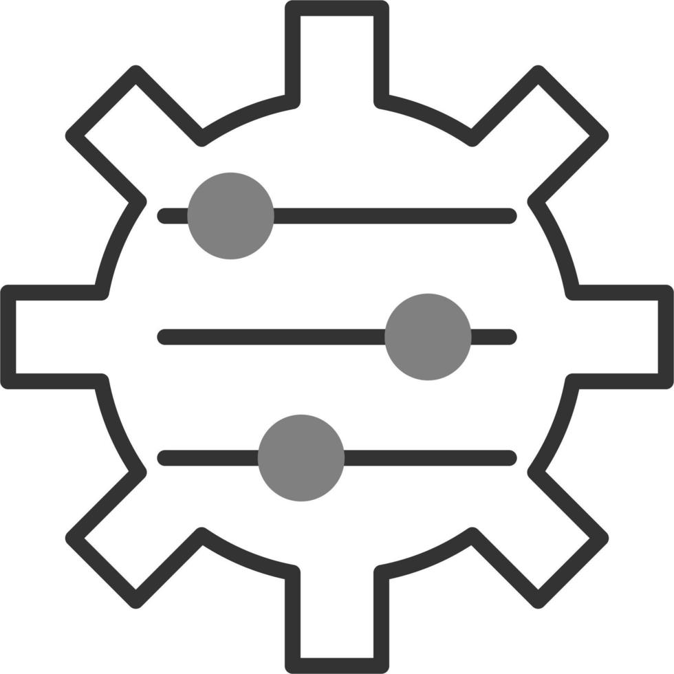 icône de vecteur de réglage
