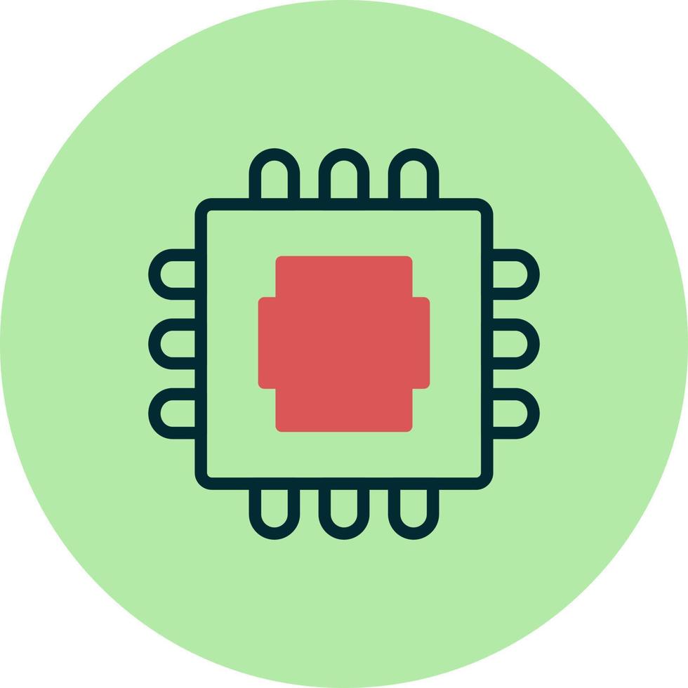 icône de vecteur de processeur