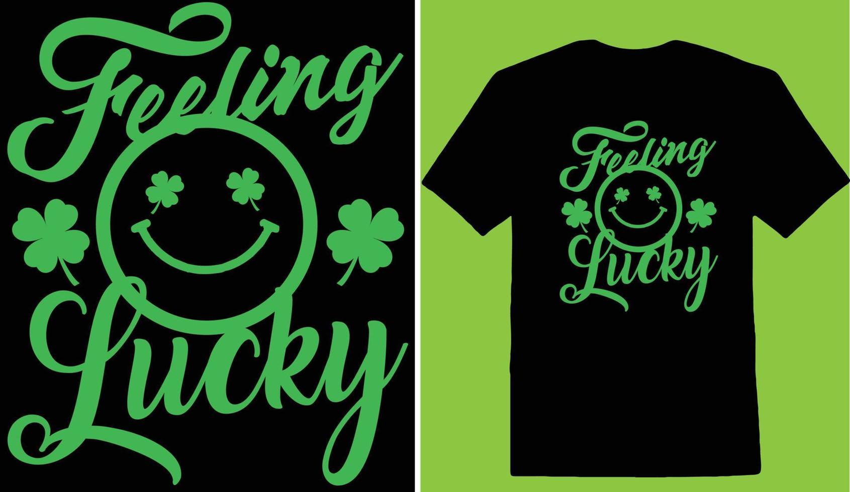 sentiment chanceux st patricks journée T-shirt vecteur