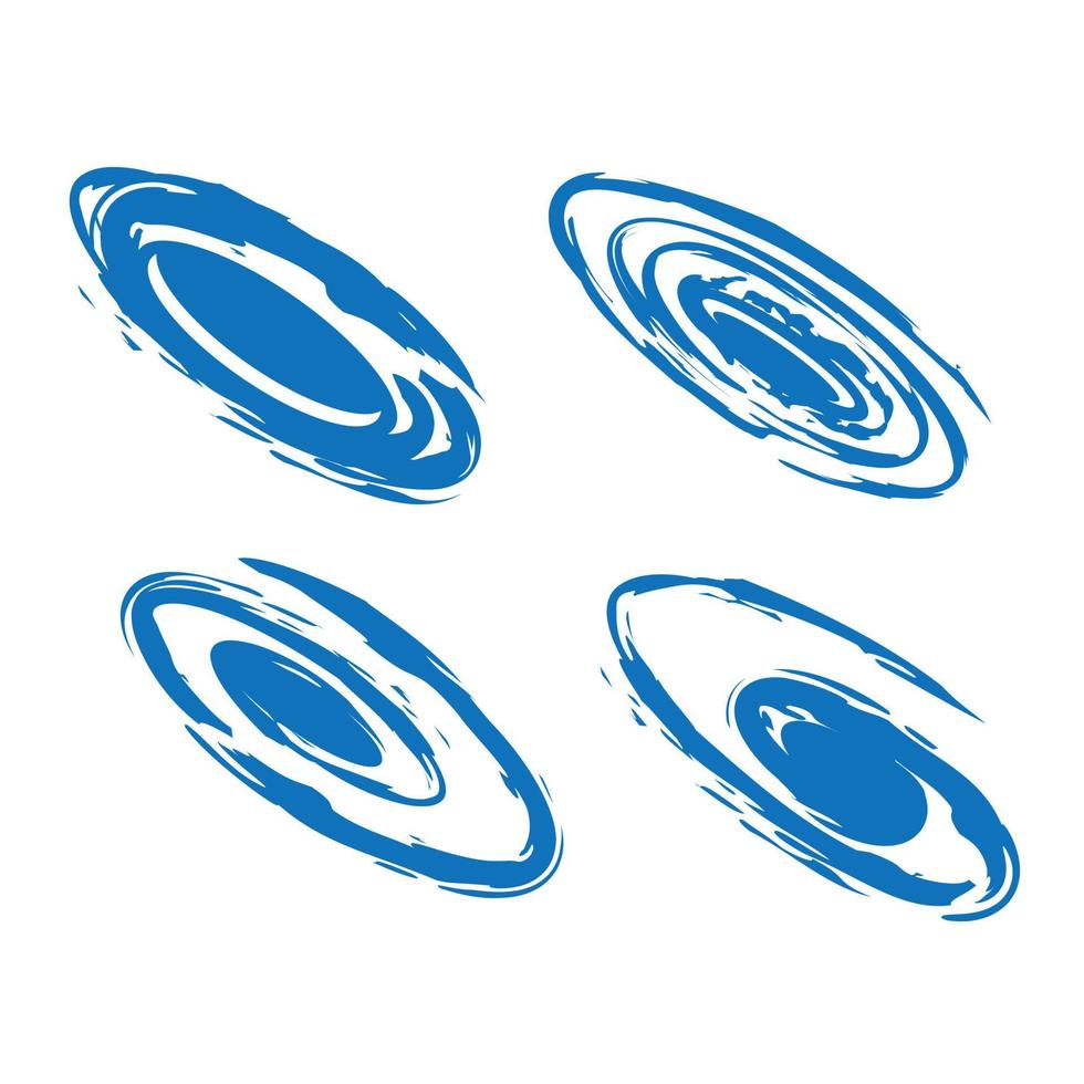 conception de logo d'anneaux de web d'orbite de technologie. création de logo vectoriel cercle anneau