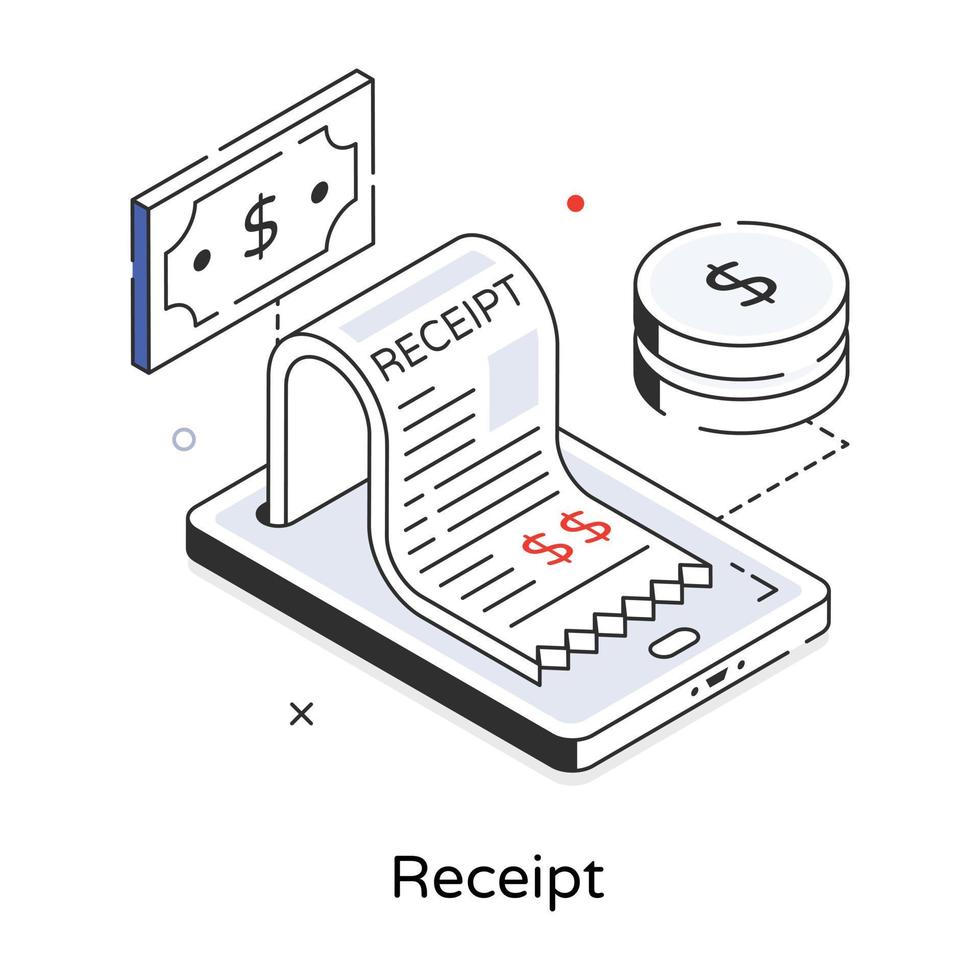 concepts de réception à la mode vecteur