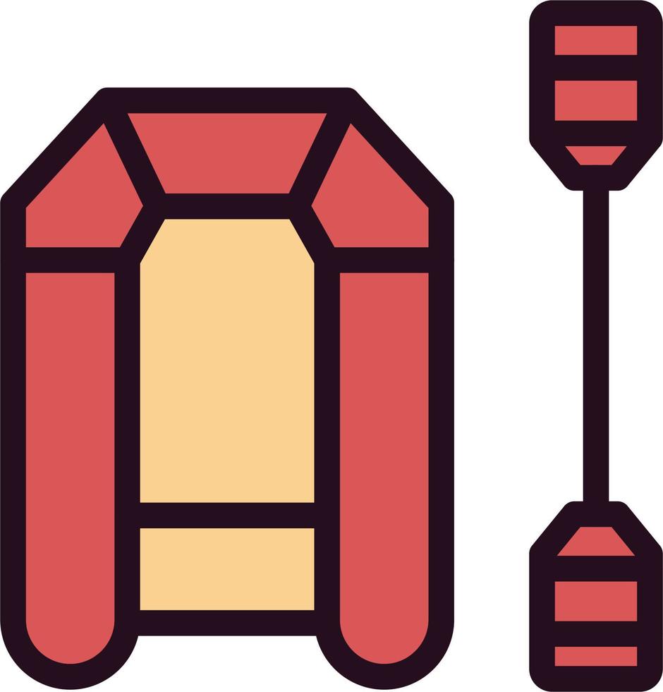 icône de vecteur de radeau de sauvetage