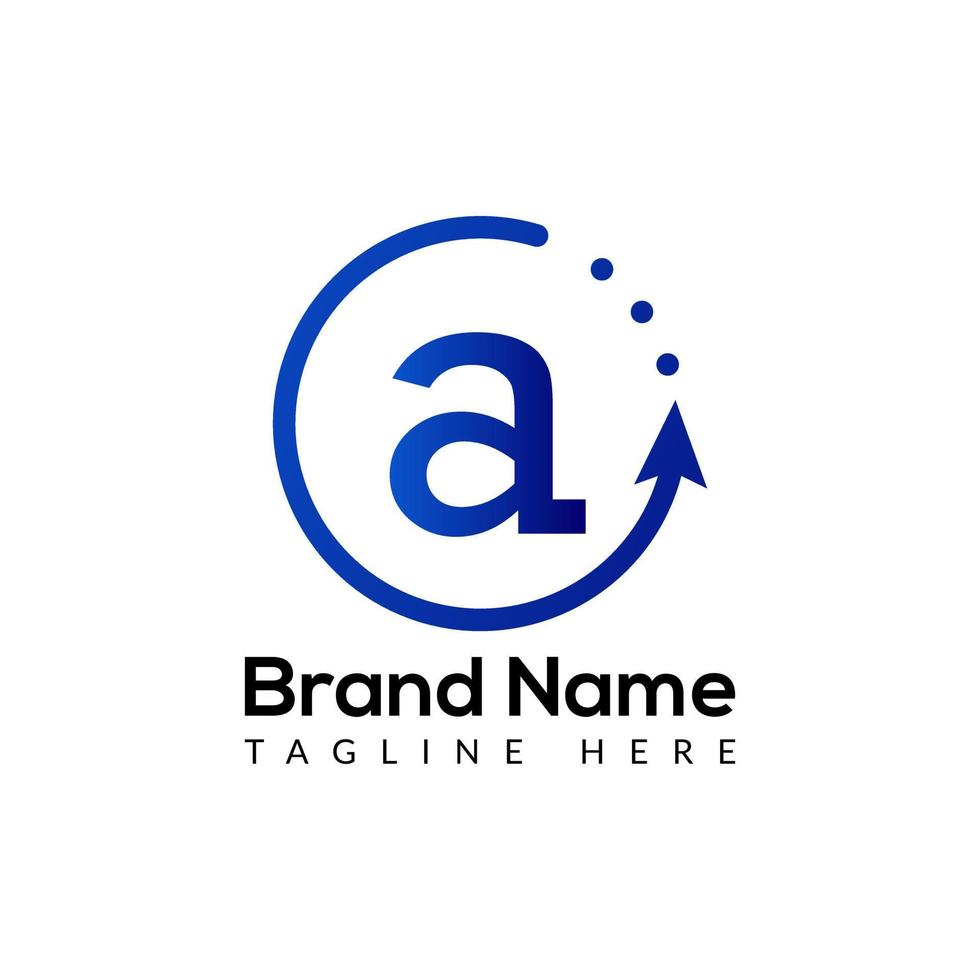 abstrait une lettre initiale moderne lettermarks logo design vecteur