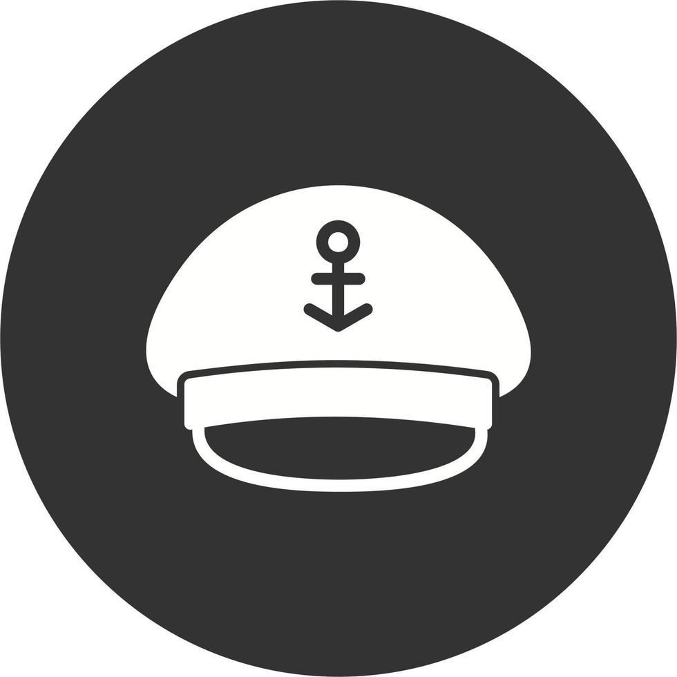 capitaine casquette vecteur icône