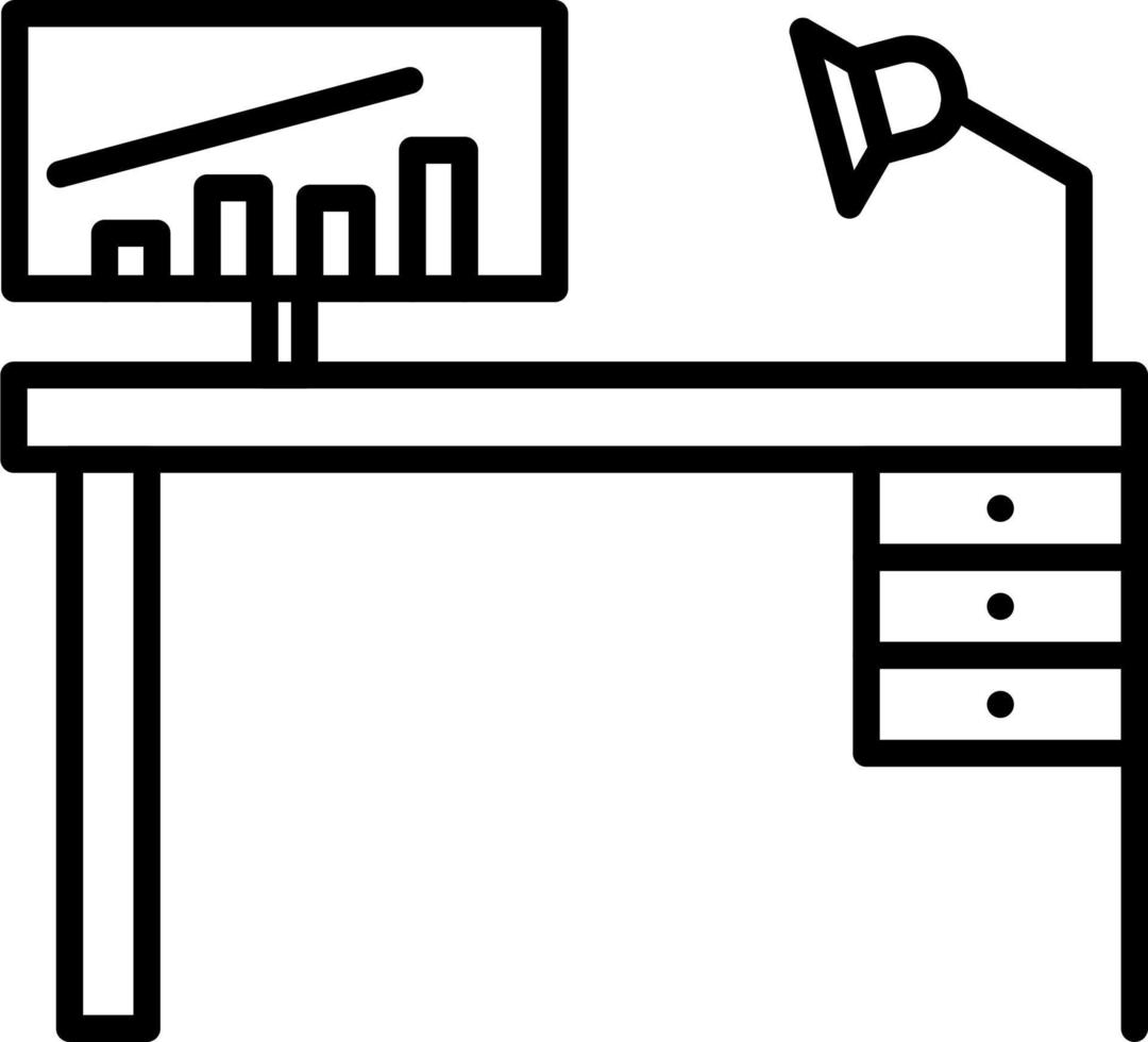 icône de vecteur de bureau