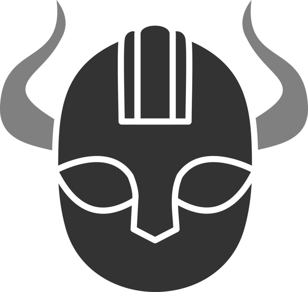 icône de vecteur de casque viking
