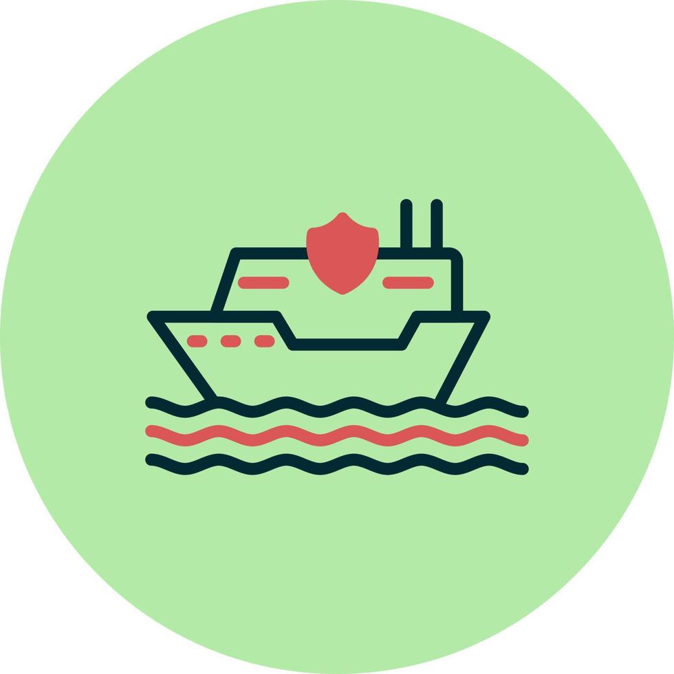 icône de vecteur de bateau de croisière