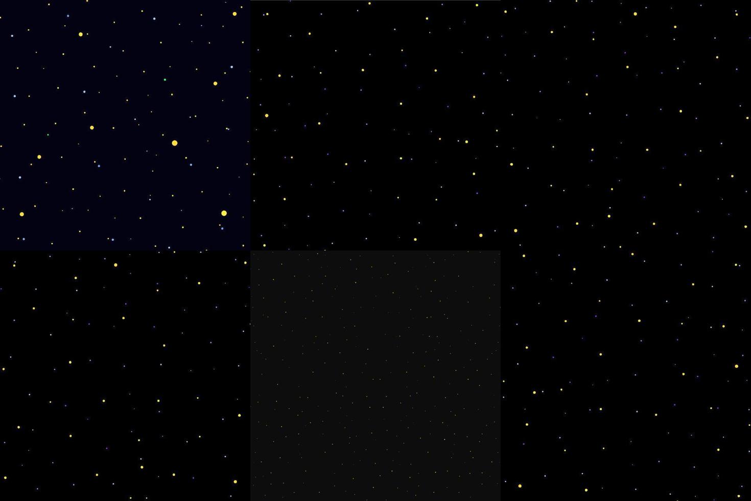 étoilé nuit ciel. une ensemble de dessins de étoile constellations, blanc sur une foncé bleu Contexte. vecteur illustration dans une plat style.