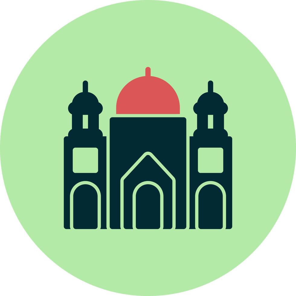 Badshahi mosquée vecteur icône