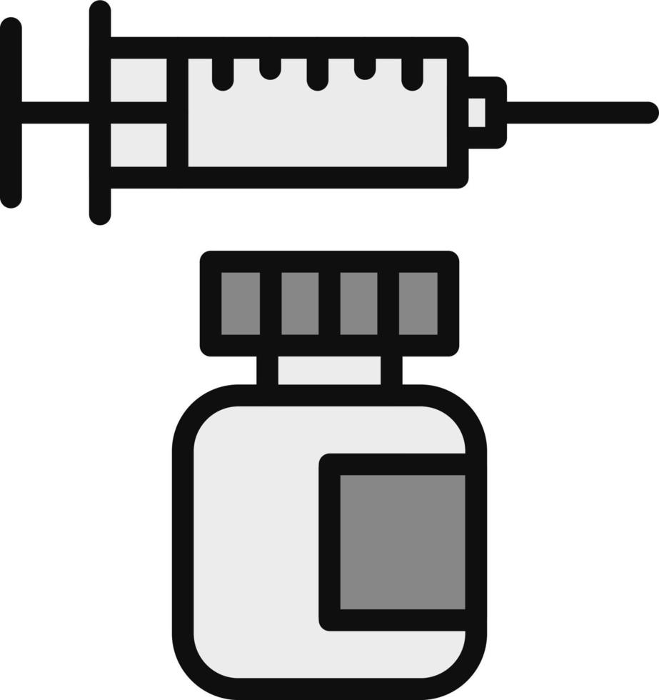 icône de vecteur de vaccin