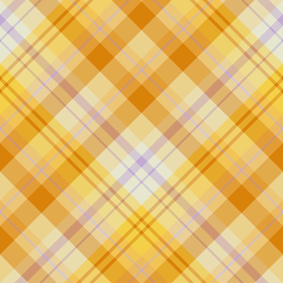 sans couture modèle dans orange, Jaune et lilas couleurs pour plaid, tissu, textile, vêtements, nappe de table et autre choses. vecteur image. 2