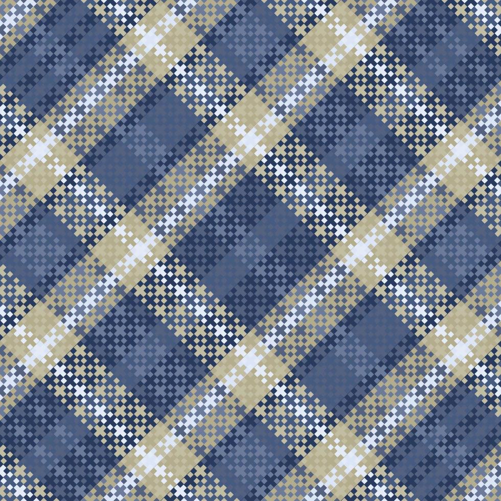 plaid tartan avec motif couleur nuit. vecteur