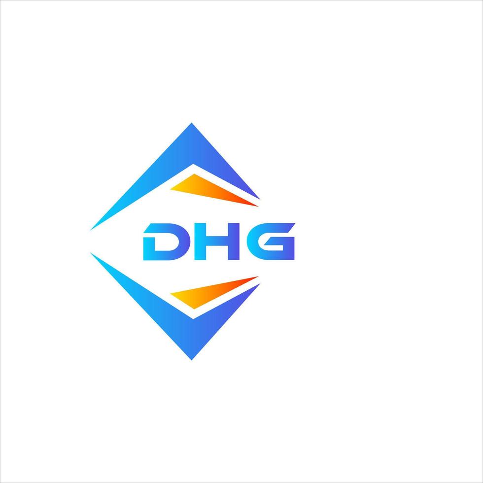dhg abstrait La technologie logo conception sur blanc Contexte. dhg Créatif initiales lettre logo concept. vecteur