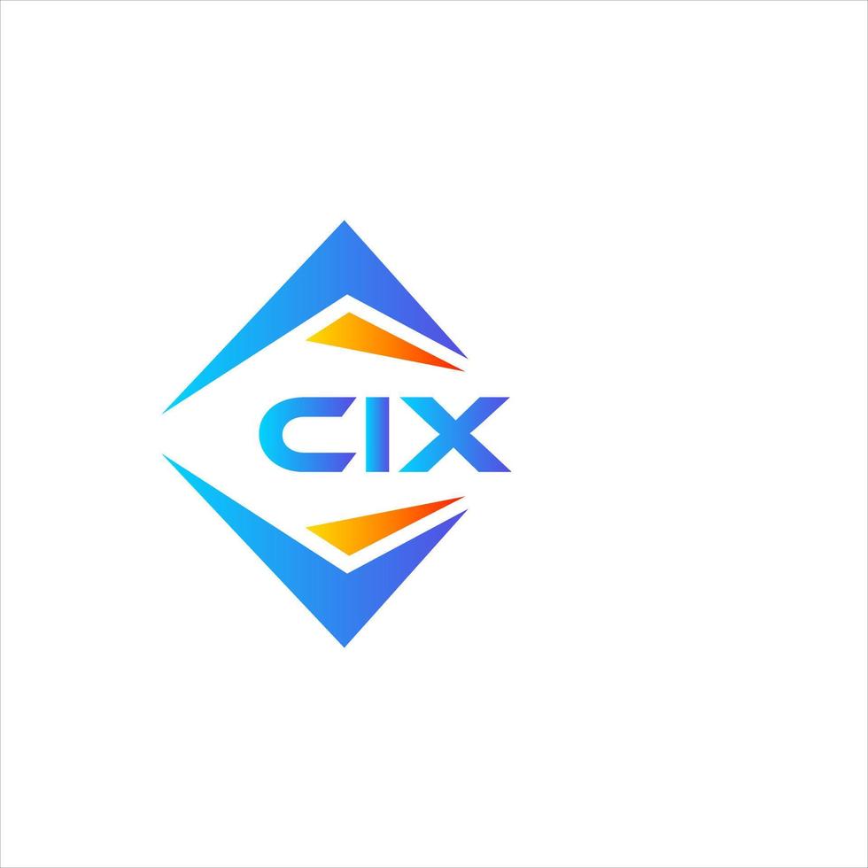 cix abstrait La technologie logo conception sur blanc Contexte. cix Créatif initiales lettre logo concept. vecteur