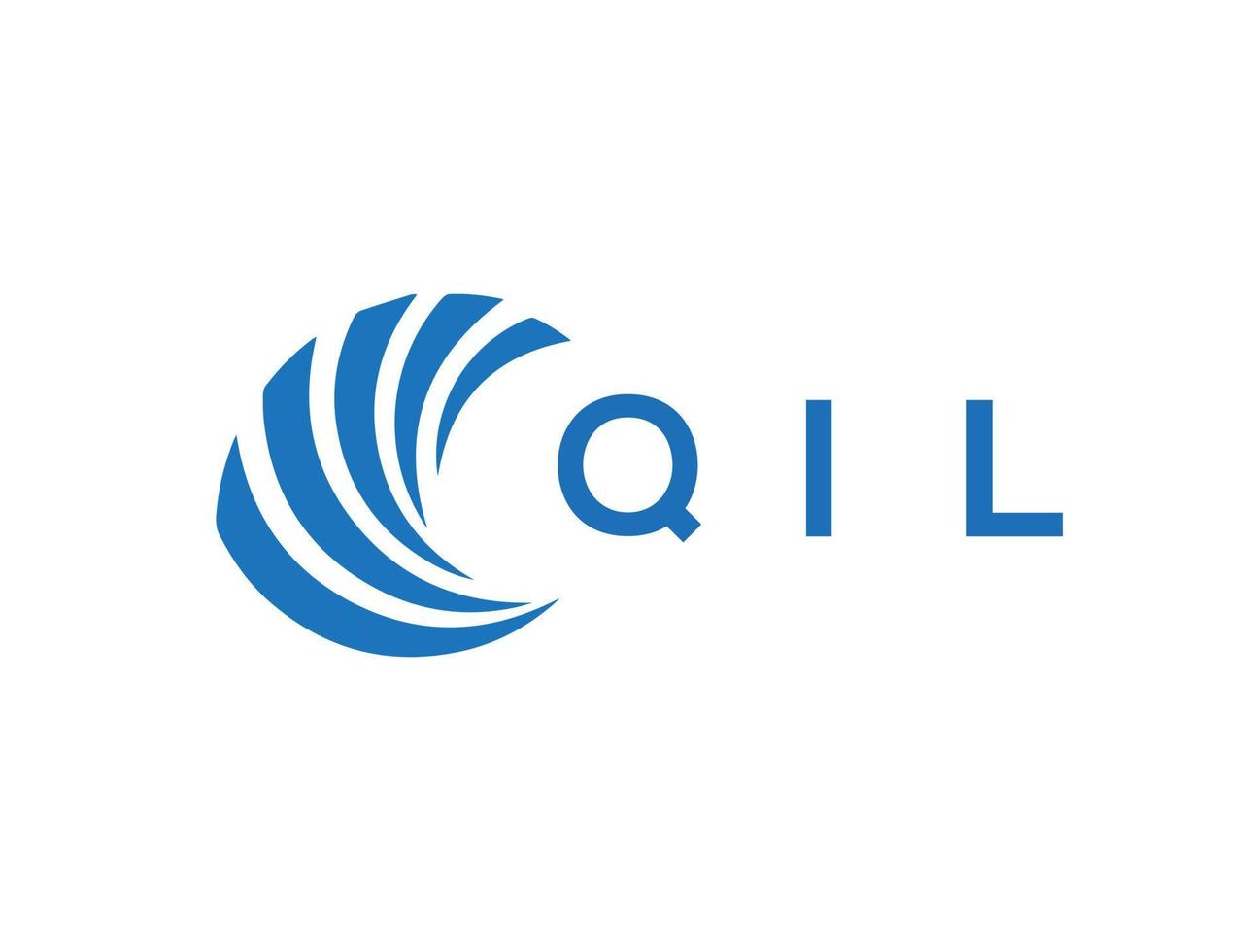 qil lettre logo conception sur blanc Contexte. qil Créatif cercle lettre logo concept. qil lettre conception. vecteur