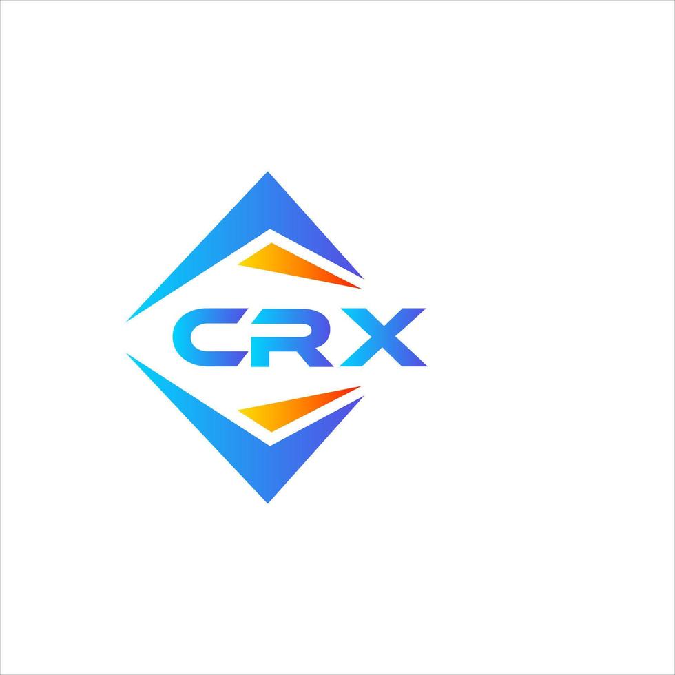 crx abstrait La technologie logo conception sur blanc Contexte. crx Créatif initiales lettre logo concept. vecteur