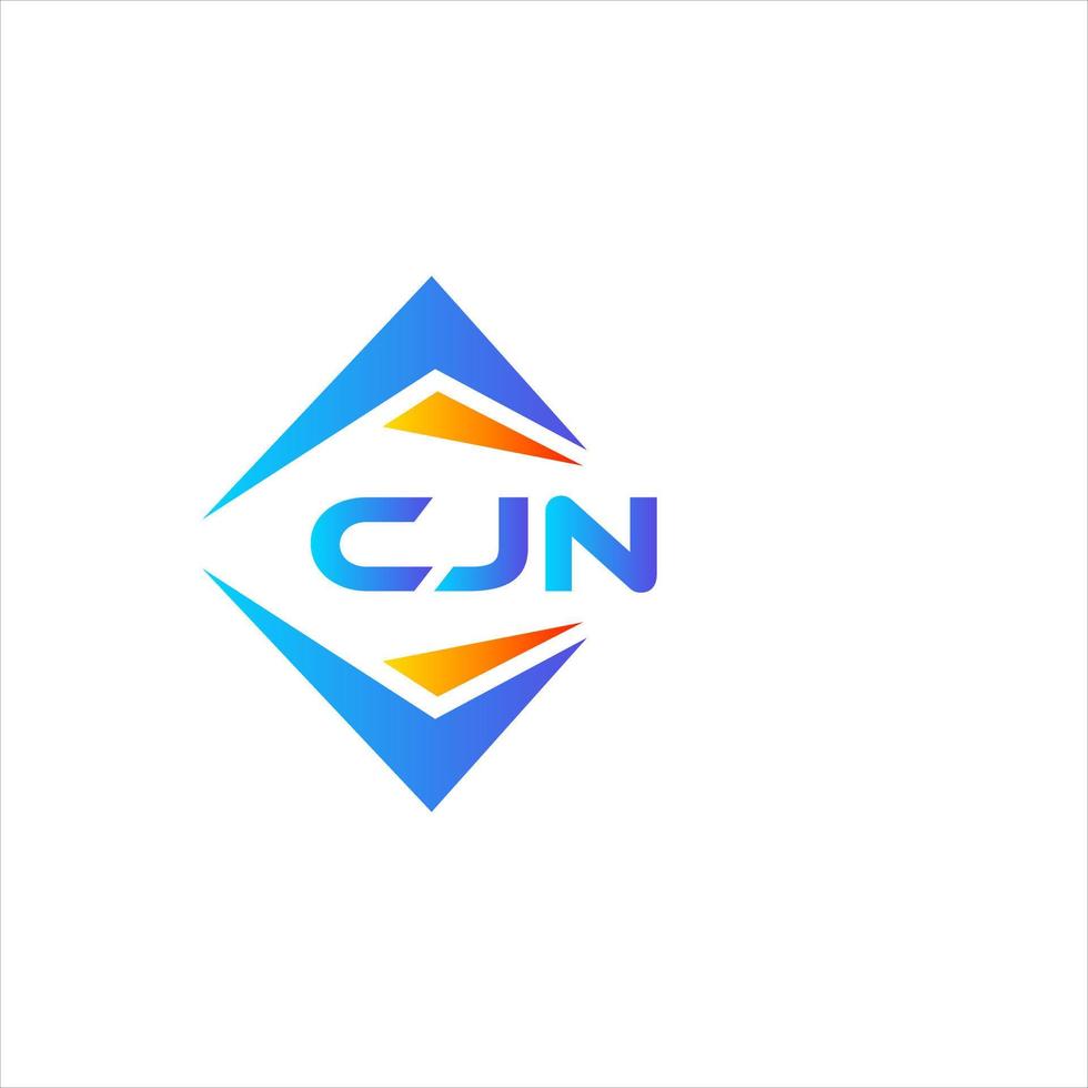 cjn abstrait La technologie logo conception sur blanc Contexte. cjn Créatif initiales lettre logo concept. vecteur