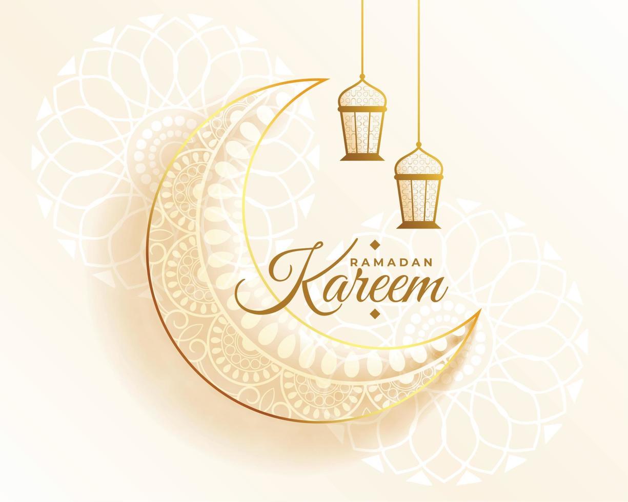 Allah Ramadan kareem bénédictions Contexte conception vecteur