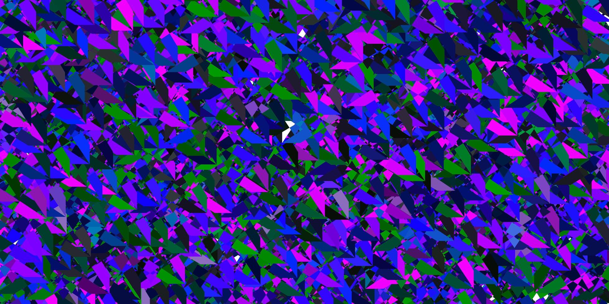 texture de vecteur rose foncé, bleu avec des triangles aléatoires.