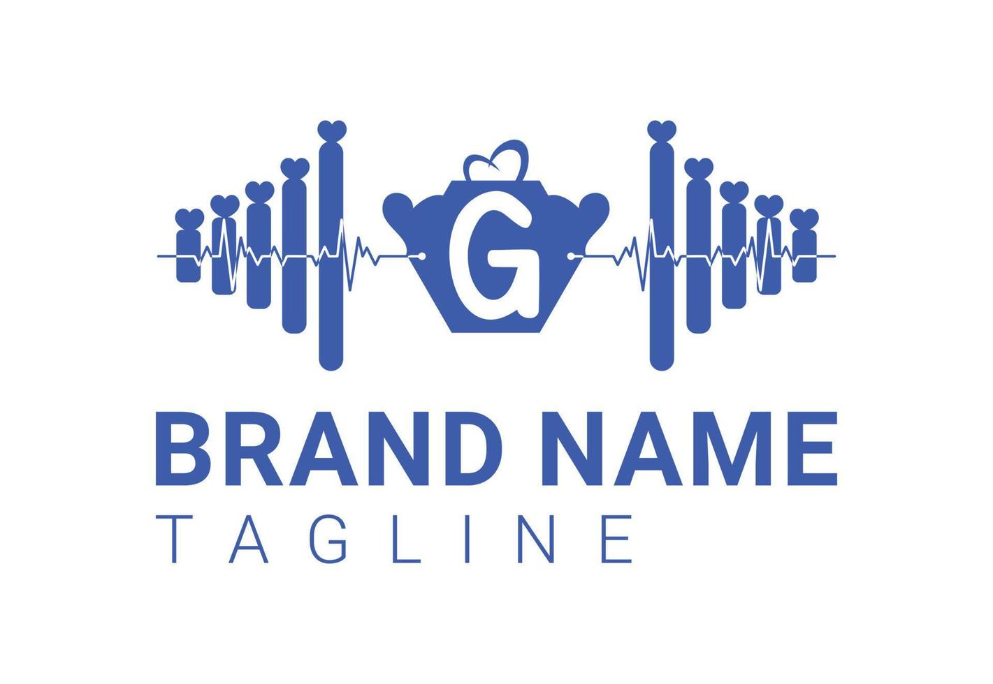 lettre g aptitude Gym logo, autocollant, icône conception vecteur