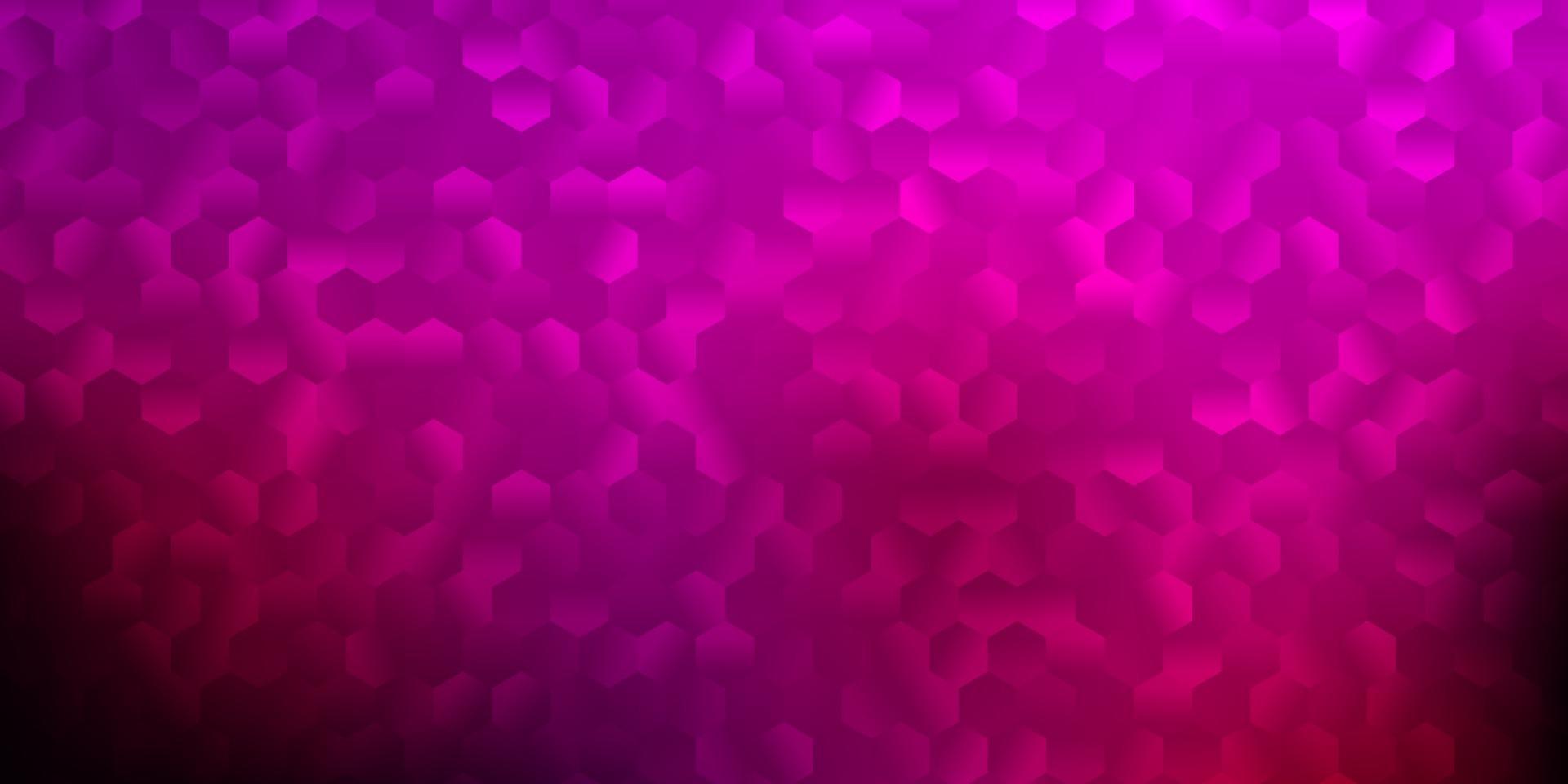 texture vecteur rose foncé avec des hexagones colorés.