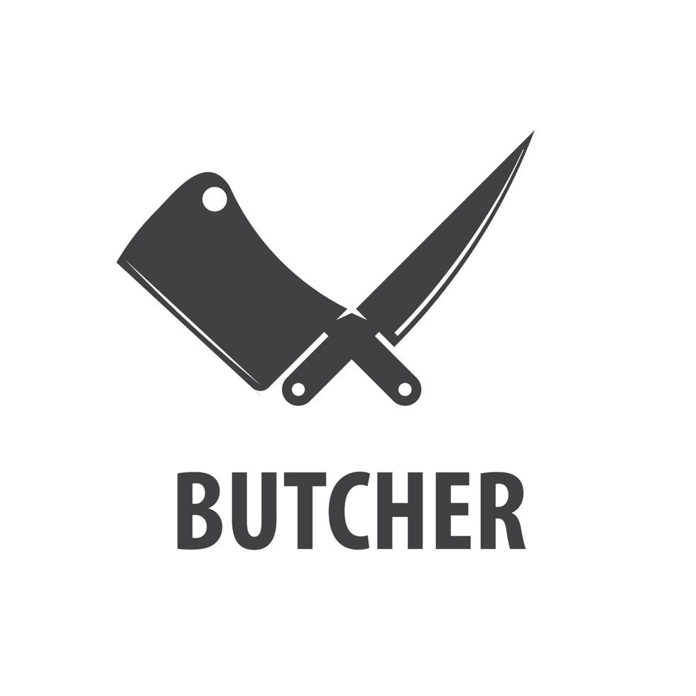 Boucher logo modèle vecteur