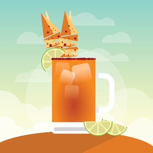 Michelada vecteur