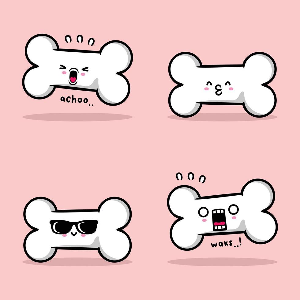 vecteur illustration de mignonne OS emoji