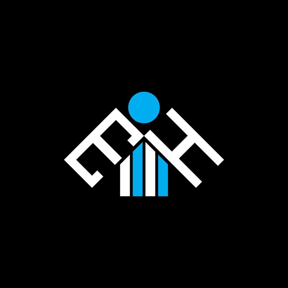 conception créative de logo de lettre eh avec graphique vectoriel, logo eh simple et moderne. vecteur