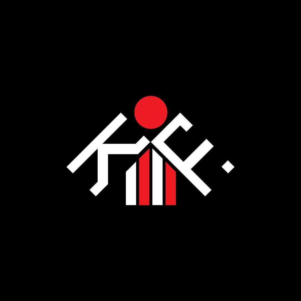 kf lettre logo Créatif conception avec vecteur graphique, kf Facile et moderne logo.