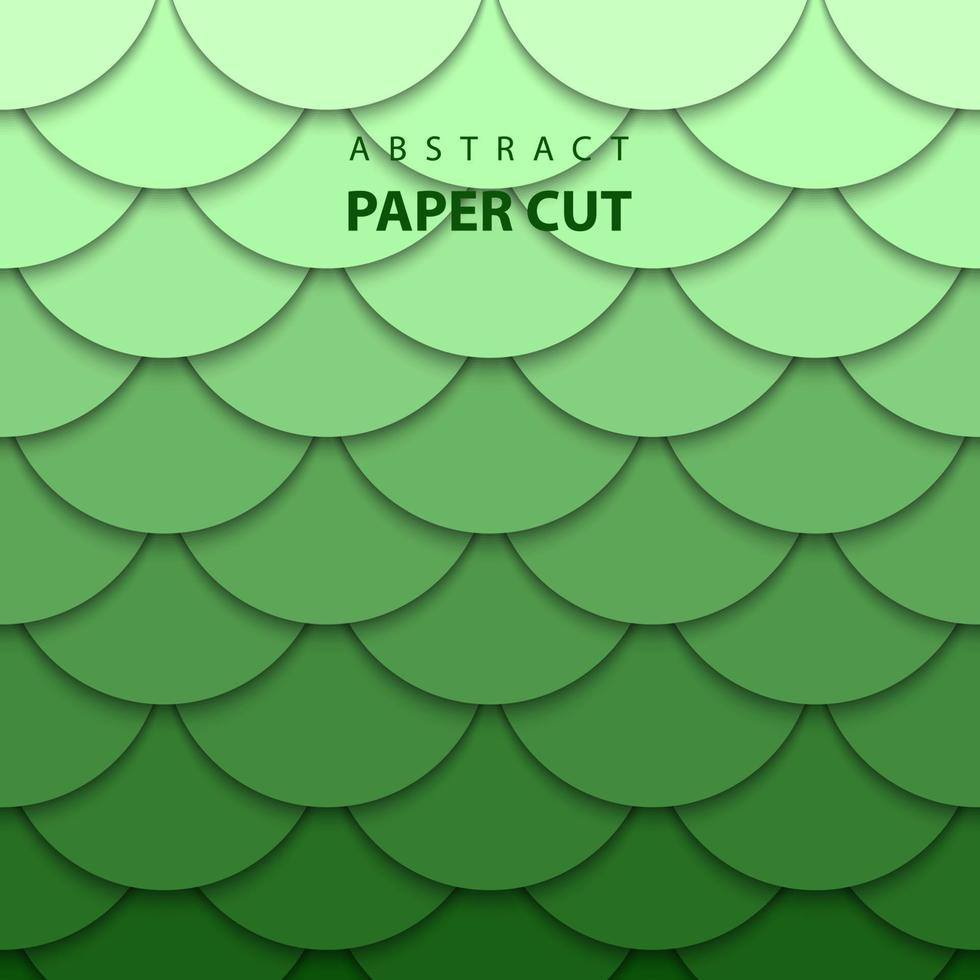 vecteur Contexte avec vert pente Couleur papier Couper formes. 3d abstrait papier art style, conception disposition pour affaires présentations, dépliants, affiches, impressions, décoration, cartes, brochure couverture.