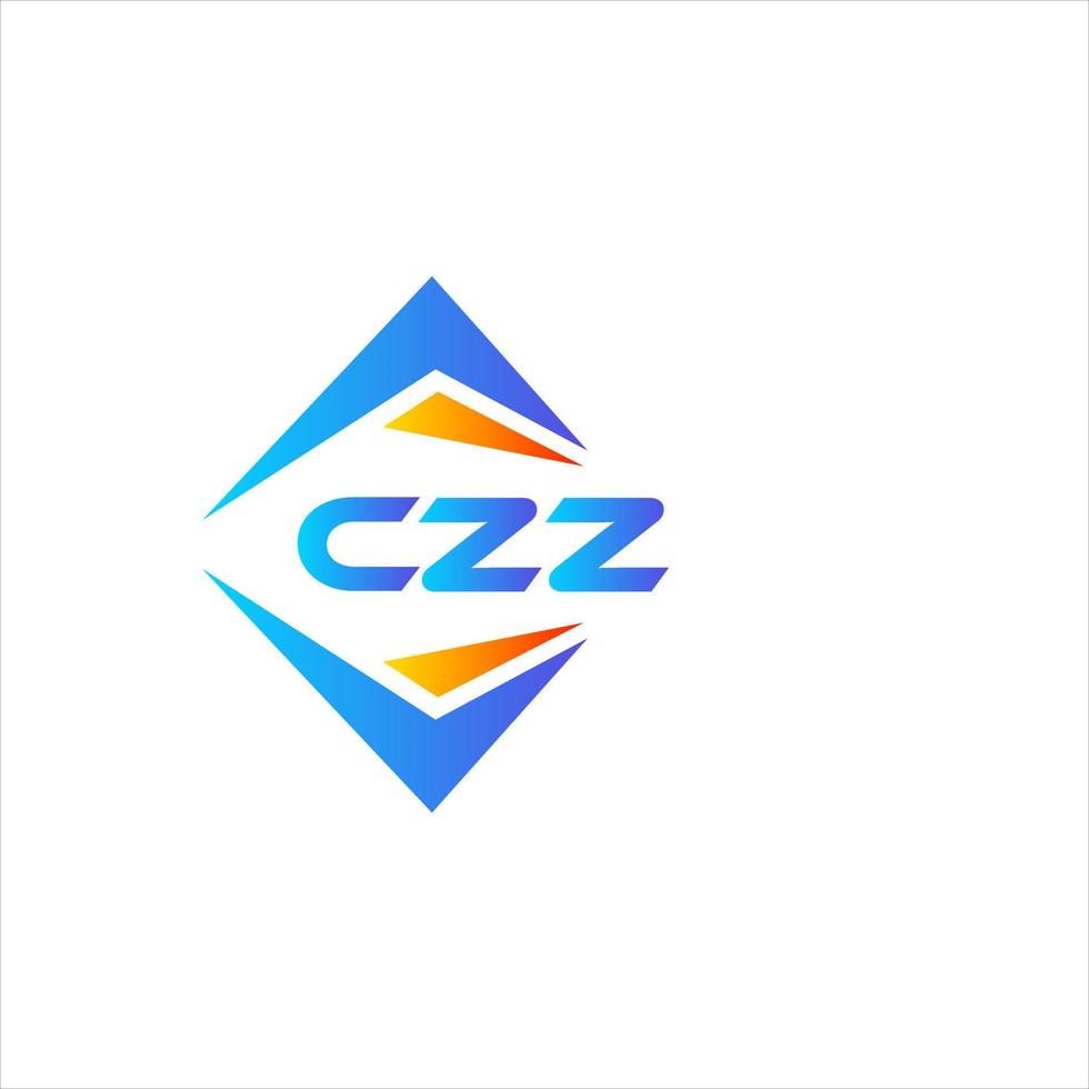 czz abstrait La technologie logo conception sur blanc Contexte. czz Créatif initiales lettre logo concept. vecteur