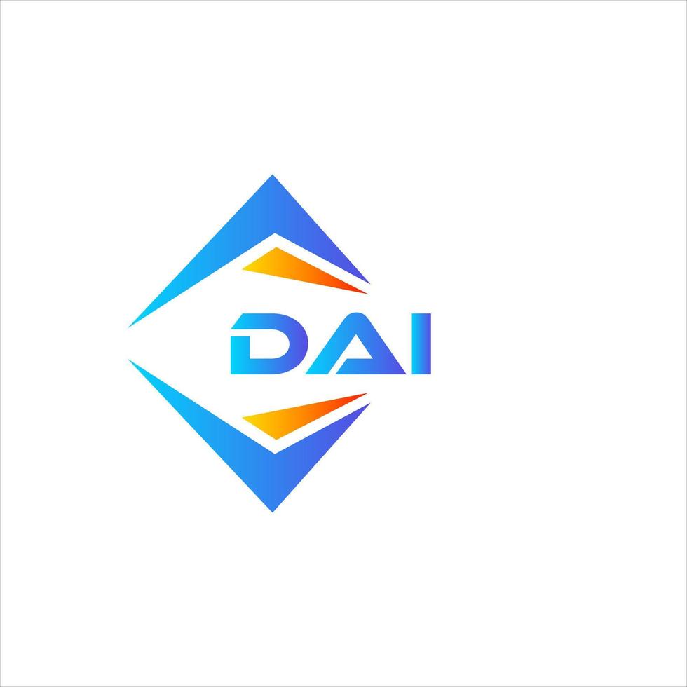 dai abstrait La technologie logo conception sur blanc Contexte. dai Créatif initiales lettre logo concept. vecteur