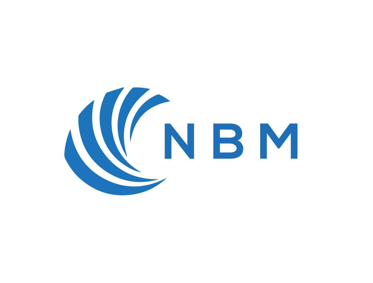nbm lettre logo conception sur blanc Contexte. nbm Créatif cercle lettre logo concept. nbm lettre design.nbm lettre logo conception sur blanc Contexte. nbm c vecteur