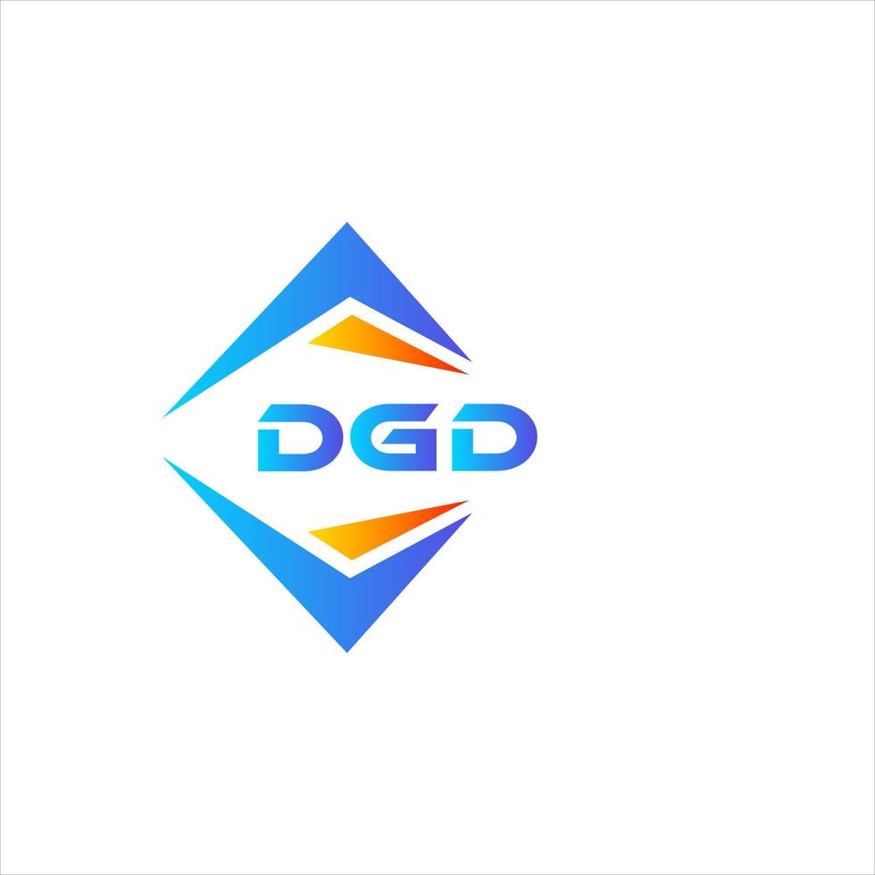 dgd abstrait La technologie logo conception sur blanc Contexte. dgd Créatif initiales lettre logo concept. vecteur