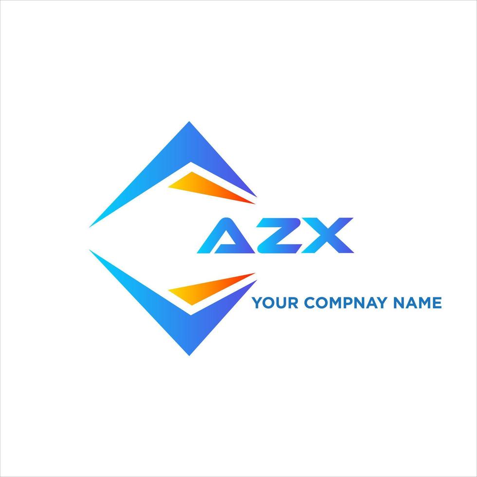 azx abstrait La technologie logo conception sur blanc Contexte. azx Créatif initiales lettre logo concept. vecteur