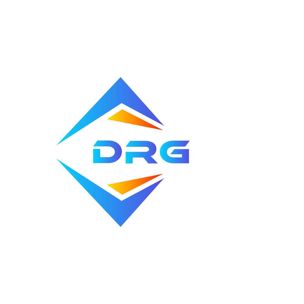 drg abstrait La technologie logo conception sur blanc Contexte. drg Créatif initiales lettre logo concept. vecteur