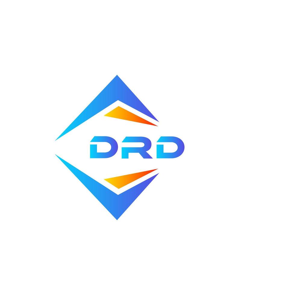 drd abstrait La technologie logo conception sur blanc Contexte. drd Créatif initiales lettre logo concept. vecteur