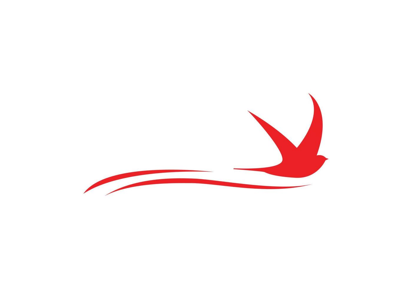 création de logo d'oiseau vecteur