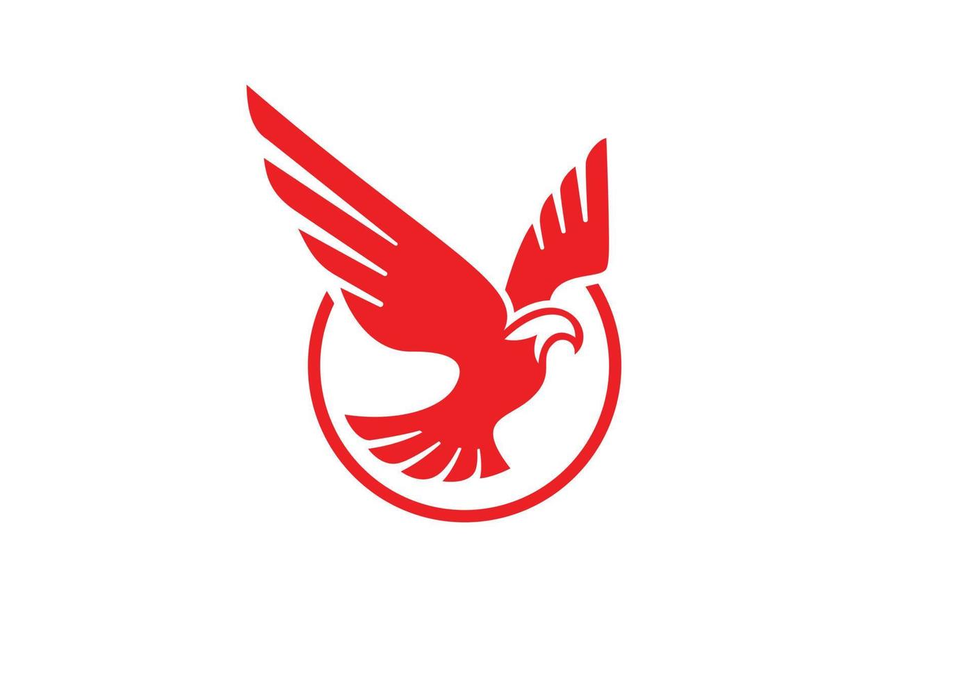 création de logo d'oiseau vecteur