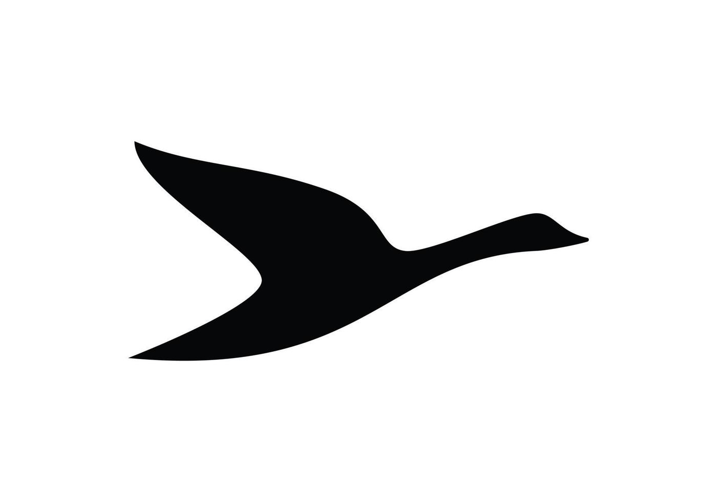 création de logo d'oiseau vecteur